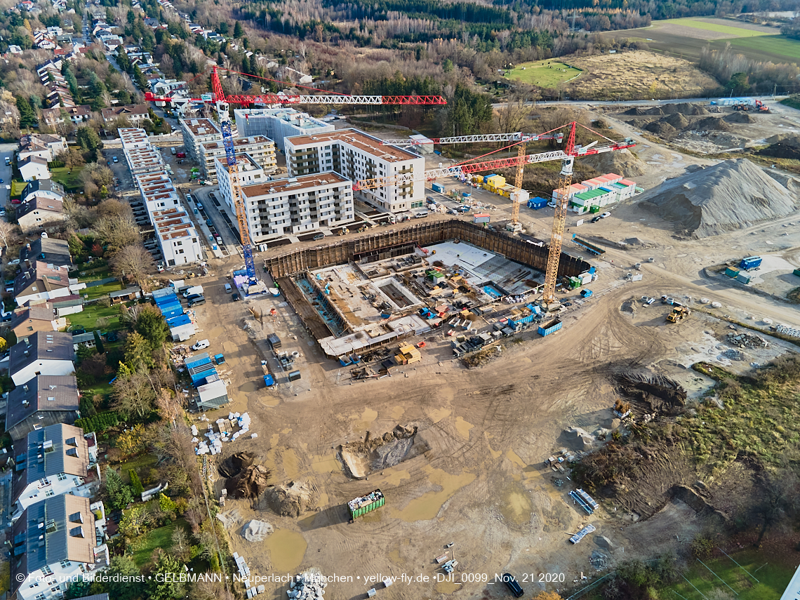21.11.2020 - Piederstrorfer Gelände und Alexisquartier in Neuperlach in München 21.11.2020 - Piederstrorfer Gelände und Alexisquartier in Neuperlach in München